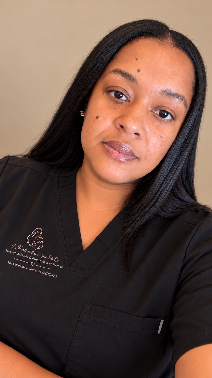 Christina Jones, founder of The Postpartum Guide & Co.